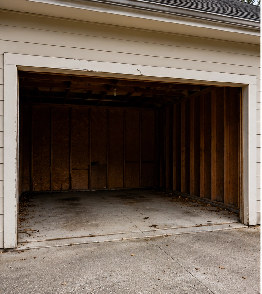 Before Garage Door Installation