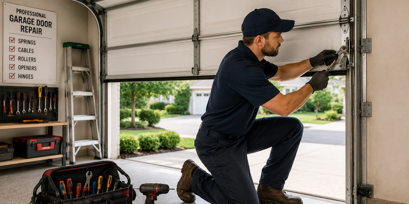 Professional Garage Door Repair Technician